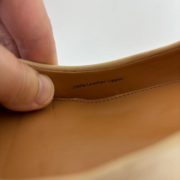 J. Crew Factory Bryn cap toe leather block heels 9.5 Old Money Preppy J6887 - Picture 10 of 10